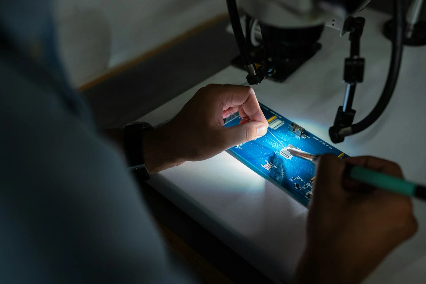 Editorial photograph representing Manufacturing
