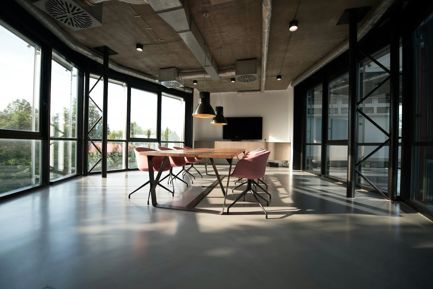 Editorial photograph of a contemporary workspace